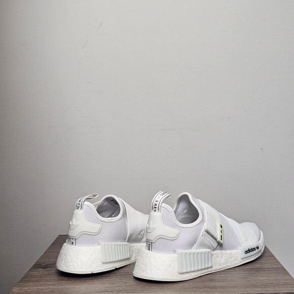 Adidas Women's NMD R1 Strap Closure Athletic Shoes Size 7 White NWT - Picture 5 of 9